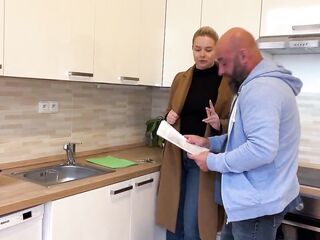 Slutty Blond Real Estate Agent Cheats On Her Spouse With Client