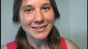 Brunette Slut Fucked Hard and Cum Slurred