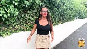 Mila likes to be fucked wildly on the sofa