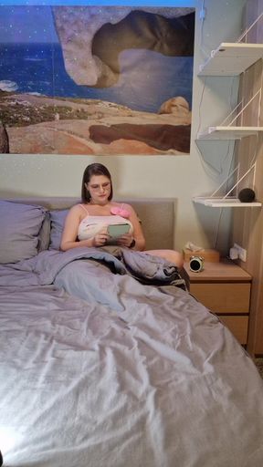 Naughty Bedtime - Cute Nightie &amp; Secret Vibrating Clock Orgasm