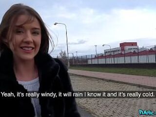 PublicAgent - Sweetheart has a consummate body and taut simp juicy cunt which creams on my penis