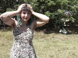 Khala, charming wicked cutie, desires 2 dongs in her little twat