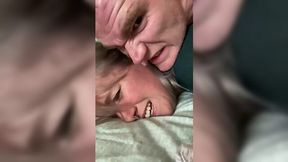 Amateur wife jerks dick and gets anally fucked from behind [POV]