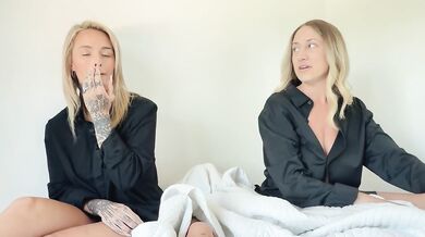 Step Sister and Her Friend Get Loads While They Cum - Mandy FoXXX - Bradley C XXX