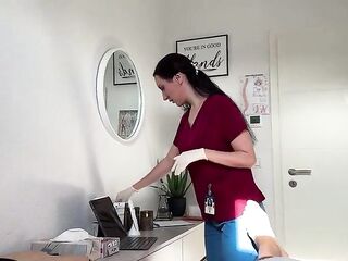 Client Cums TWICE During Hot Massage Session