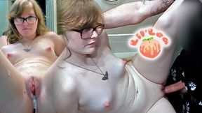 Barely Legal Slut Takes Multiple Creampies At House Party