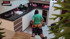 Quick Fuck on the Kitchen