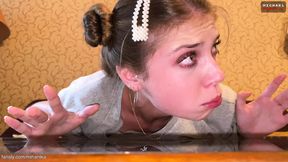 Sis got glued and asks her to peel it off - Family Fantasies