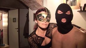 Redhead horny Milf takes all the dicks she want