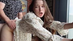 Unfaithful husband nails his wife's pretty best friend in this homemade