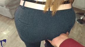 Real Amateur Couple Horny Latina MILF Stepsister-in-law Rides Dick, Sucks and Takes Cumshot POV Hot Mature