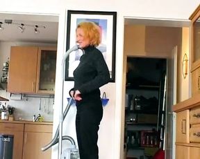 Busty German housewife getting banged by her handsome neighbor