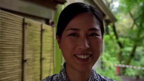 Sensual Natsumi, 33, Blushes in Debut Threesome Under Clear Japanese River HD