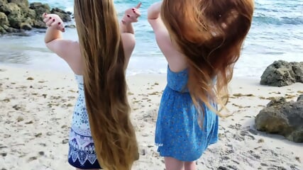 Chandler Amber Mermaids on the long haired Beach