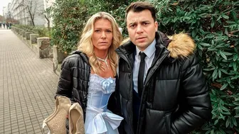 Blonde slut wife fucks for money while her husband watches