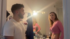 Hot Threesome with Lea Pam, Elisa Calvi and Her Big Naturals Boobs and Gael Braga