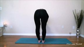 Yoga Instructor Marissa Sweet's Exposed Bellybutton And Feet