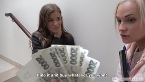 Good-looking bimbo fucks for money incredible porn video