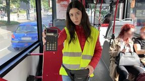 Katty West In Bus Conductor Caught Cheating Passengers And Complies With Officers Demands