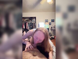 Sage sucking hubby’s knob