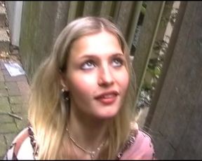 Stunning blonde German babe fucked in public
