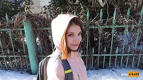 FAMILY POV - LITTLE STEPSIS FROM OTHER TOWN HELPS ME TO CUM