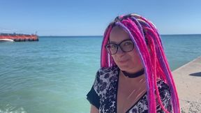 Helgi Verhiniz - Cute Girl From The Beach Squirt Herself Face After Dp In Every Hole