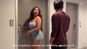 A Latina with a big butt can't resist letting her brother-in-law's huge cock slide into her hot, dripping pussy
