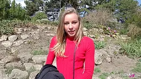 Skinny College Teenage 18+ Emily Talk To Hump At Street Casting With Angel Emily, Emily Angel And Darby Lloyd Rains