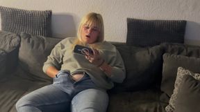 Masturbation Couch Porn Watch Multiple Orgasms Intense Getting Wet Pussy Blonde Solo Trembling Twitch Moaning Wet