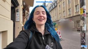 Ils ont fourr&eacute; mon berliner?! - Threesome blue hair french