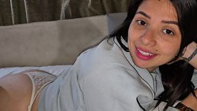 My sister-in-law gets fucked while we're alone in the room