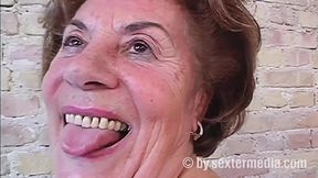 Old Granny Vera Wants to Swallow Cum