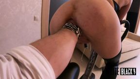 Crazy Sports Slave Deep Fisting Training with Prolapse