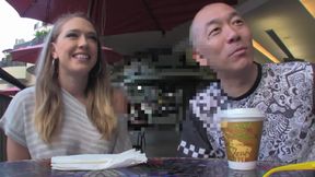 hey picking up thats big cans