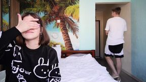 Popular online game turns into sex between stepbrother and stepsister during vlog