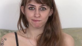 Superb brunette German doll fucked hard by a stranger