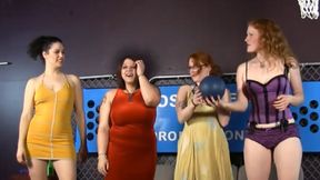 A thrilling competition of You Bet Your Ass! strip game