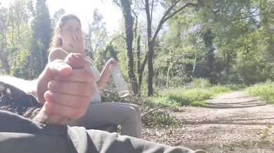 EXHIBITIONIST seduces MILF to Fuck, Suck in Park