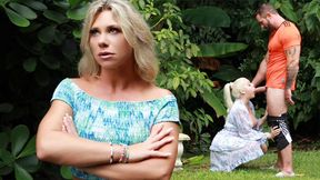 I Touch Myself Watching Stepdad, Then Get His Cock Inside Me