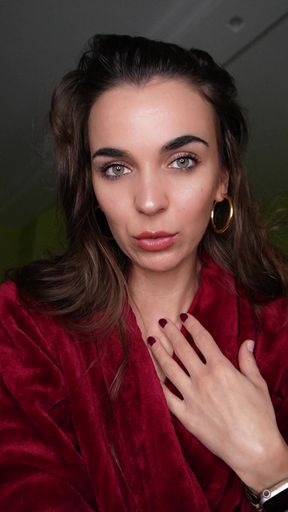 Horny Italian MILF Masturbates With Dildo On Camera