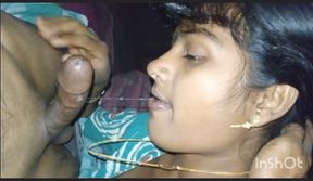 The World Famous Close-up Blowjob, Cums Out Her Mouth and Eating The Cums Indian Amateur Girl