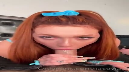 Redhead slut fucks BWC