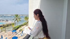 Fucking Hard on the Beaches of San Andres Colombia with a Beautiful Big Ass Tourist