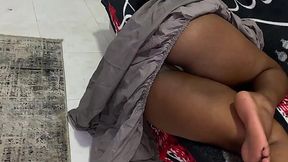 Fucking her big ebony ass till her pussy if filled with my cum