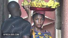 ”Ebony girl picked up for an intimate sex by a stranger”