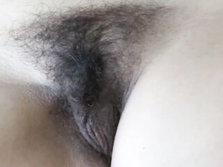 On the beach, in the absence of a large ramrod, I masturbate with my massive sextoy