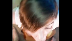 Lee uses Roxy like a deepthroat whore A long, wet, messy blowjob with facial