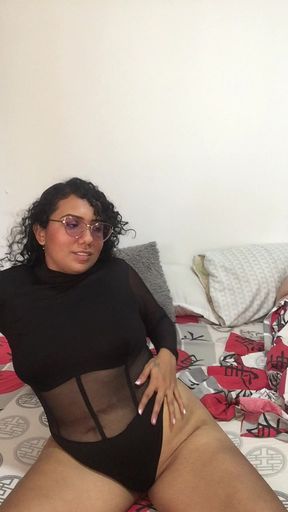 I masturbate in front of my stepfather until I orgasm.