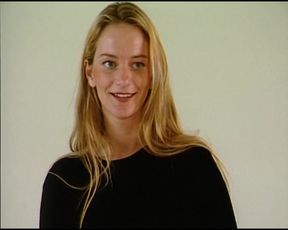 Classy Babe From Germany Got Her Perfect Outfit off but Lingerie Stays